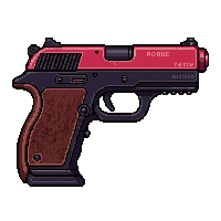 disruptor pistol  pulsing red hot
