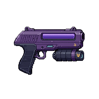 disruptor pistol  purple void energy