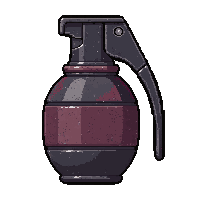 emp grenade device  battle worn scratched