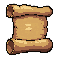 Ancient Forbidden Scroll  Dark Shadow Wisps — free pixel art sprite from Runner Scrolls