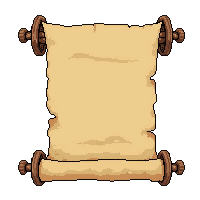 Ancient Forbidden Scroll  Rolled Parchment Tied — free pixel art sprite from Runner Scrolls