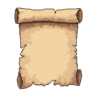 ancient forbidden scroll  unrolled open flat