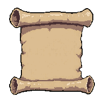 dark curse scroll  unrolled open flat