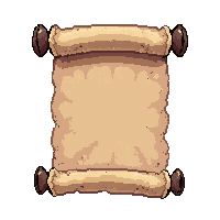 Dark Curse Scroll  Wax Sealed Shut — free pixel art sprite from Runner Scrolls