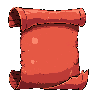 explosion red scroll  torn and aged