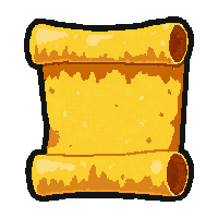 fire spell scroll  golden embossed