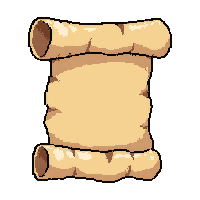 fire spell scroll  rolled parchment tied