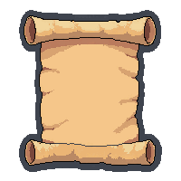 fire spell scroll  unrolled open flat