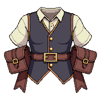 Belt With Pouches  Formal Gala Style — free pixel art sprite from Runner Steampunk Attire