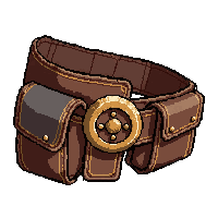 Belt With Pouches  Inventor Spark Burned — free pixel art sprite from Runner Steampunk Attire
