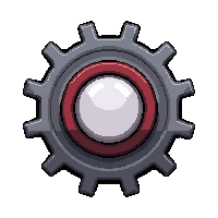 brooch gear shaped  formal gala style