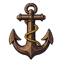 airship anchor chain  damaged but ticking