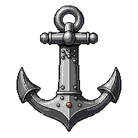 airship anchor chain  silver nickel plated