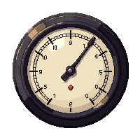 barometer gauge  compact pocket sized