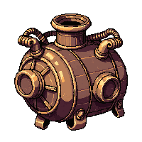 boiler backpack tank  victorian ornate