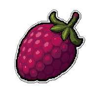 Berry Bush Fruit  Raw Unprocessed — free pixel art sprite from Runner Survival Resources