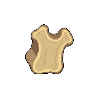 Bone Animal Piece  Sun Dried Warm — free pixel art sprite from Runner Survival Resources