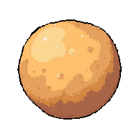 clay ball raw  common easy find