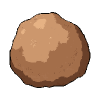 clay ball raw  freshly gathered