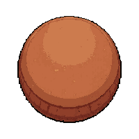 clay ball raw  in woven basket