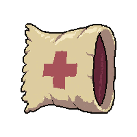 bandage cloth roll  bone and sinew