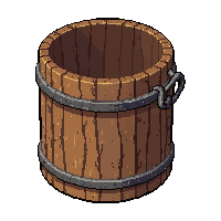 birch bark container  metal salvaged