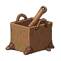 birch bark container  modern lightweight