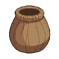 birch bark container  primitive stone age