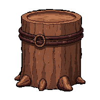 birch bark container  rust spotted aging