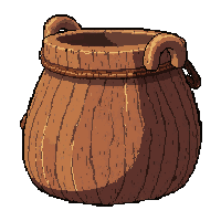 birch bark container  wooden hand carved