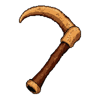 bone fishhook  fire hardened