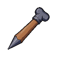 Bone Needle  Brand New Shiny — free pixel art sprite from Runner Tools