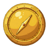 compass navigation  legendary golden