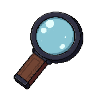 crystal magnifying glass  brand new shiny