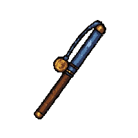 fishing rod  enchanted magical glow