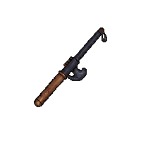 fishing rod  well used reliable