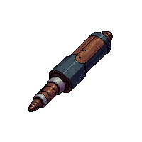 Mithril Drill Well Used Reliable — free pixel art sprite from the Runner Tools collection, transparent PNG
