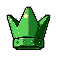 crown  emerald green crystal
