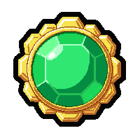 first place medal  emerald green crystal