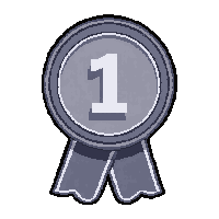 first place medal  silver