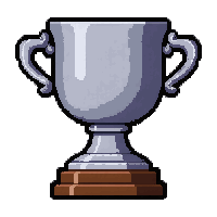 gem trophy  silver