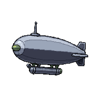airship dirigible  brand new polished