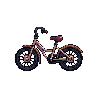 bicycle retro  enchanted glowing