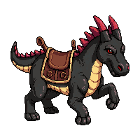 dragon saddle mount  broken damaged