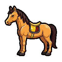 horse saddle  golden luxury