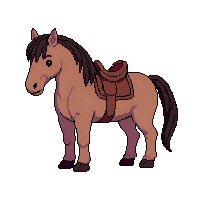 horse saddle  simple plain