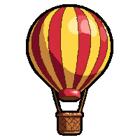hot air balloon  broken damaged