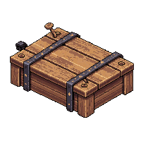 Raft Wooden Plank Armored Reinforced — free pixel art sprite from the Runner Vehicles collection, transparent PNG