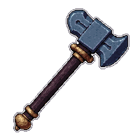 iron mace  rune engraved