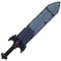 iron sword  ancient cracked